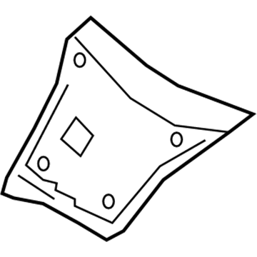 32244272 Volvo Rear Pillar Trim, Driver Side Illustration 1 of 1