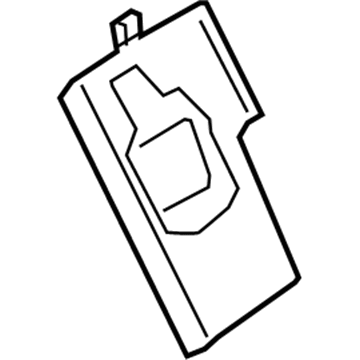 39831709 Volvo Seat Belt Guide, Passenger Side Illustration 1 of 1
