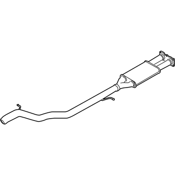 Volvo S80 Exhaust Pipe - 31392126