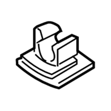 Volvo 30640598 Rear Trim Panel Clip 30640598 Volvo Rear Trim Panel Clip Illustration 1 of 1