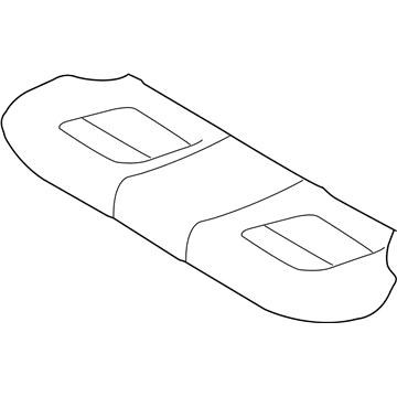 Volvo 39884477 Cushion Cover, Black 39884477 Volvo Cushion Cover, Black Illustration 1 of 1
