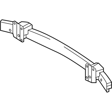 Volvo 32422311 Bumper Rail 32422311 Volvo Bumper Rail Illustration 1 of 1