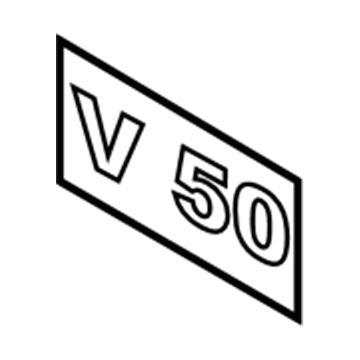 Volvo V50 Emblem - 8620310
