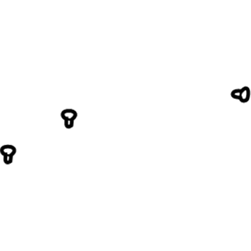 Volvo 9468217 Trunk Side Trim Retainer 9468217 Volvo Trunk Side Trim Retainer Illustration 1 of 1