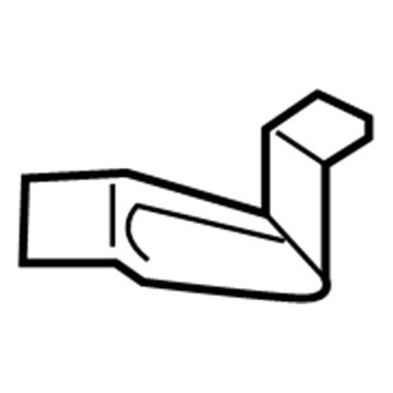 Volvo 31371008 Front Bracket, Driver Side 31371008 Volvo Front Bracket, Driver Side Illustration 1 of 1