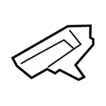 Volvo 31352749 Upper Seal, Passenger Side 31352749 Volvo Upper Seal, Passenger Side Illustration 1 of 1