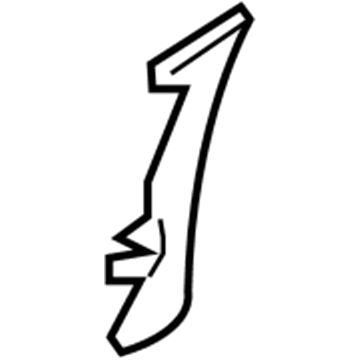 Volvo 31391841 Fender Filler, Driver Side 31391841 Volvo Fender Filler, Driver Side Illustration 1 of 1