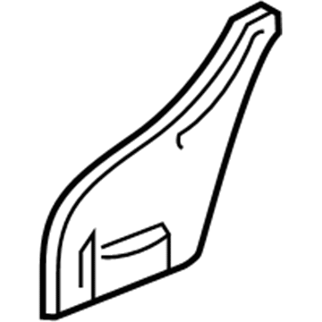 Volvo 31457698 Fender Spacer, Driver Side 31457698 Volvo Fender Spacer, Driver Side Illustration 1 of 1