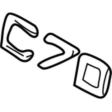 Volvo C70 Emblem - 8614022