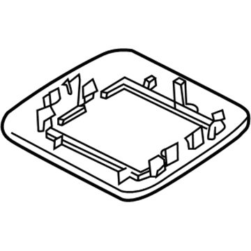 Volvo 39859428 Center Cover, Gray 39859428 Volvo Center Cover, Gray Illustration 1 of 1