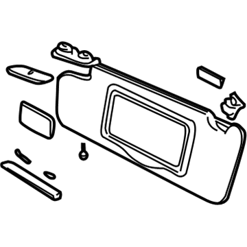 Volvo XC70 Sun Visor - 39874951