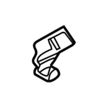 Volvo 9478384 Coat Hook, Gray, Driver Side 9478384 Volvo Coat Hook, Gray, Driver Side Illustration 1 of 1