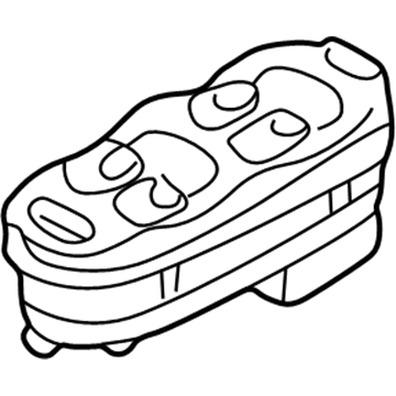 Volvo C70 Power Window Switch - 8637142