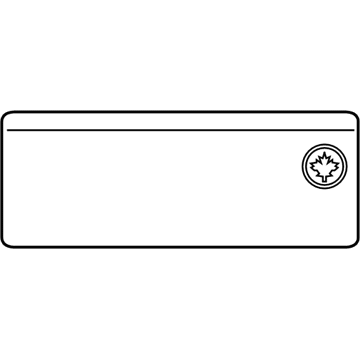 Volvo 31416037 Info Label 31416037 Volvo Info Label Illustration 1 of 1
