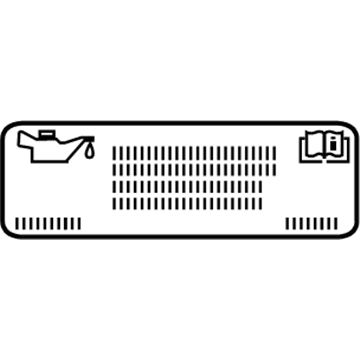 Volvo 31416624 Info Label 31416624 Volvo Info Label Illustration 1 of 1