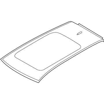 Volvo 32353915 Roof Plate 32353915 Volvo Roof Plate Illustration 1 of 1