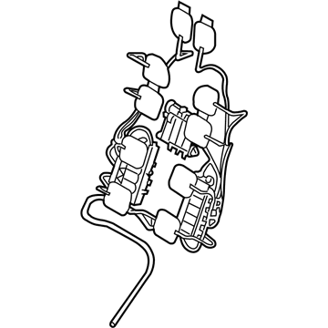 Volvo 31498952 Seat Support 31498952 Volvo Seat Support Illustration 1 of 1