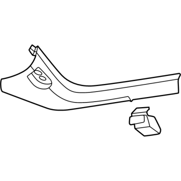 Volvo 80001717 Sill Moulding 80001717 Volvo Sill Moulding Illustration 1 of 1