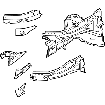 Volvo 32377204 Wheel Housing 32377204 Volvo Wheel Housing Illustration 1 of 1