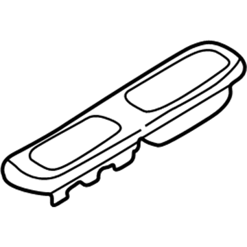 Volvo 9196533 Insert, Gray, Driver Side 9196533 Volvo Insert, Gray, Driver Side Illustration 1 of 1