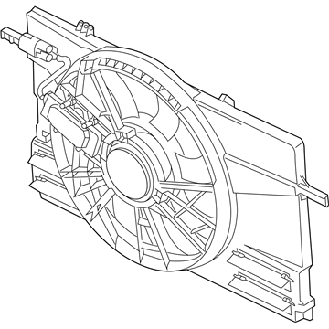 Volvo Radiator fan - 30680587