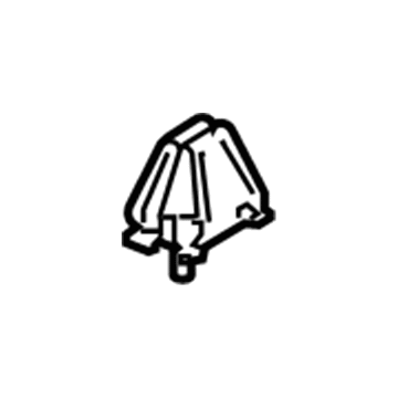 Volvo 1376566 Sunvisor Clip 1376566 Volvo Sunvisor Clip Illustration 1 of 1