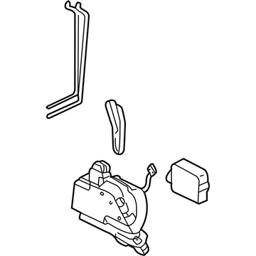 Volvo Door Latch Assembly - 31253052