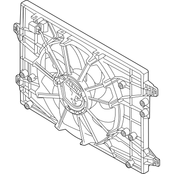 Volvo Radiator fan - 80001485