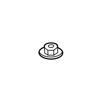 Volvo EX90 Exhaust Nut - 999400
