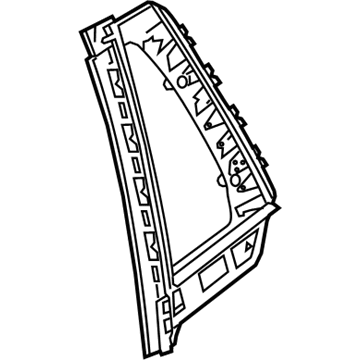 Volvo 32368707 Glass 32368707 Volvo Glass Illustration 1 of 1
