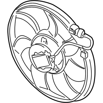 Volvo Radiator fan - 30749759