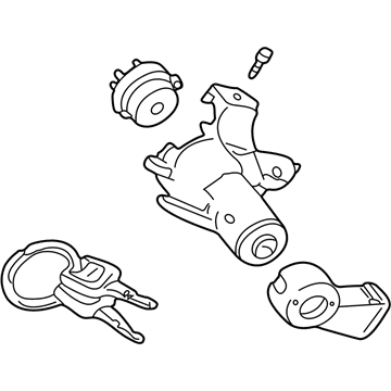 Volvo Ignition Lock Assembly - 31253385