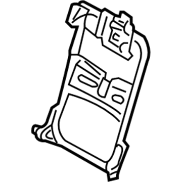 Volvo 8613851 Seat Back Frame, Passenger Side 8613851 Volvo Seat Back Frame, Passenger Side Illustration 1 of 1