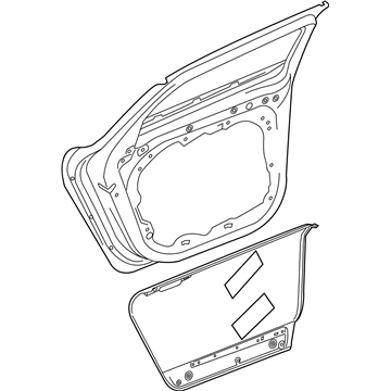 Volvo 32422022 Rear Door 32422022 Volvo Rear Door Illustration 1 of 1