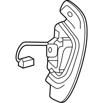 31343774 Volvo Shift Paddle, Driver Side Illustration 1 of 1