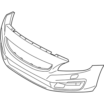 Volvo V60 Cross Country Bumper Cover - 39844036