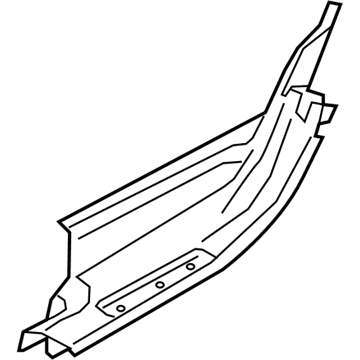 Volvo 32244628 Rear Sill Plate, Passenger Side 32244628 Volvo Rear Sill Plate, Passenger Side Illustration 1 of 1