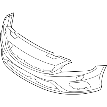 Volvo V60 Bumper Cover - 39845815