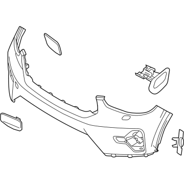 Volvo EC40 Bumper Cover - 36003483