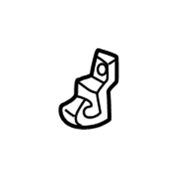 Volvo 3539589 Coat Hook, Beige 3539589 Volvo Coat Hook, Beige Illustration 1 of 1