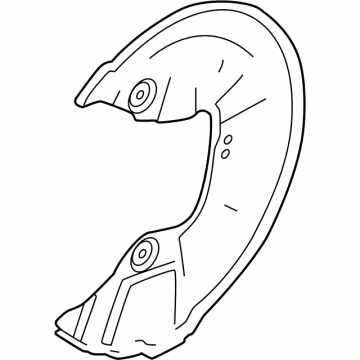 Volvo Brake Dust Shields - 31345345