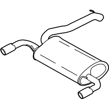 Volvo XC60 Exhaust Pipe - 32252080