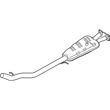 Volvo V60 Exhaust Pipe - 31372956