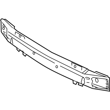 Volvo 31253240 Impact Bar 31253240 Volvo Impact Bar Illustration 1 of 1