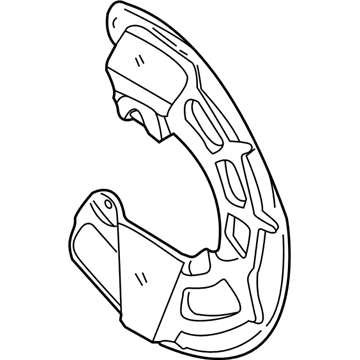 Volvo S70 Brake Dust Shields - 9140389