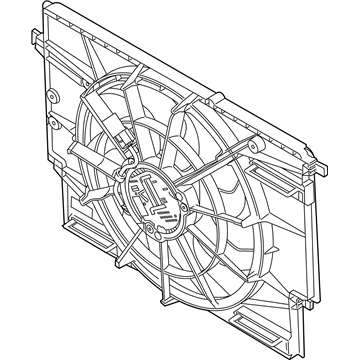 Volvo Radiator fan - 32222109