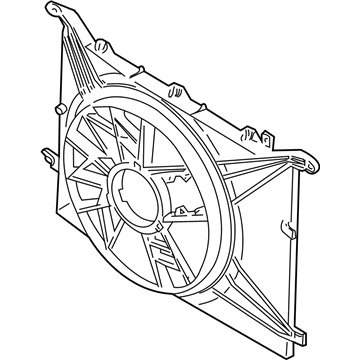 Volvo XC90 Fan Shroud - 30680005