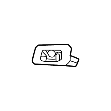 Volvo 32234938 Lamp Washer Cover Bracket, Driver Side 32234938 Volvo Lamp Washer Cover Bracket, Driver Side Illustration 1 of 1