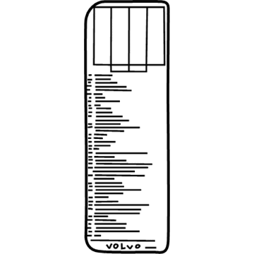Volvo 9452619 Fuse Box Label 9452619 Volvo Fuse Box Label Illustration 1 of 1