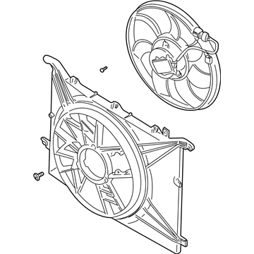Volvo Radiator fan - 30680547